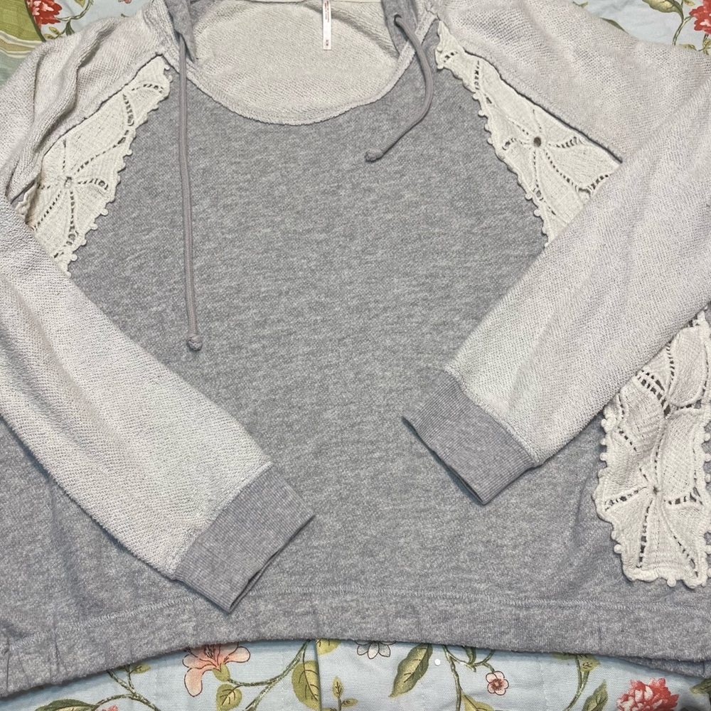 Free People Crochet Pull Over Long Sleeve - Picture 9 of 16